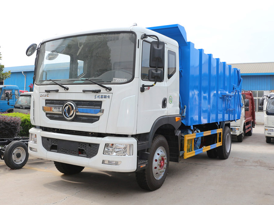 10方东风多利卡D9对接式垃圾车