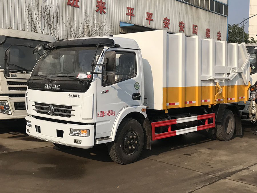 8方东风多利卡对接式垃圾车