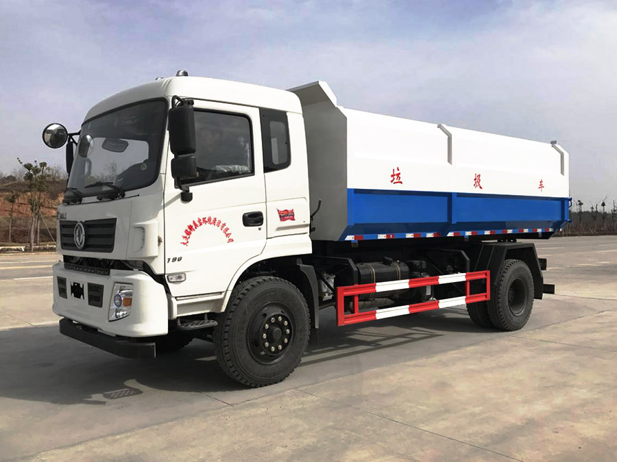 12方东风专底挂桶式垃圾车